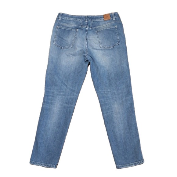 CLOSED Pedal Pusher Jeans Womens 32 Blue Stretch Denim Made In Italy High Rise - Picture 6 of 13
